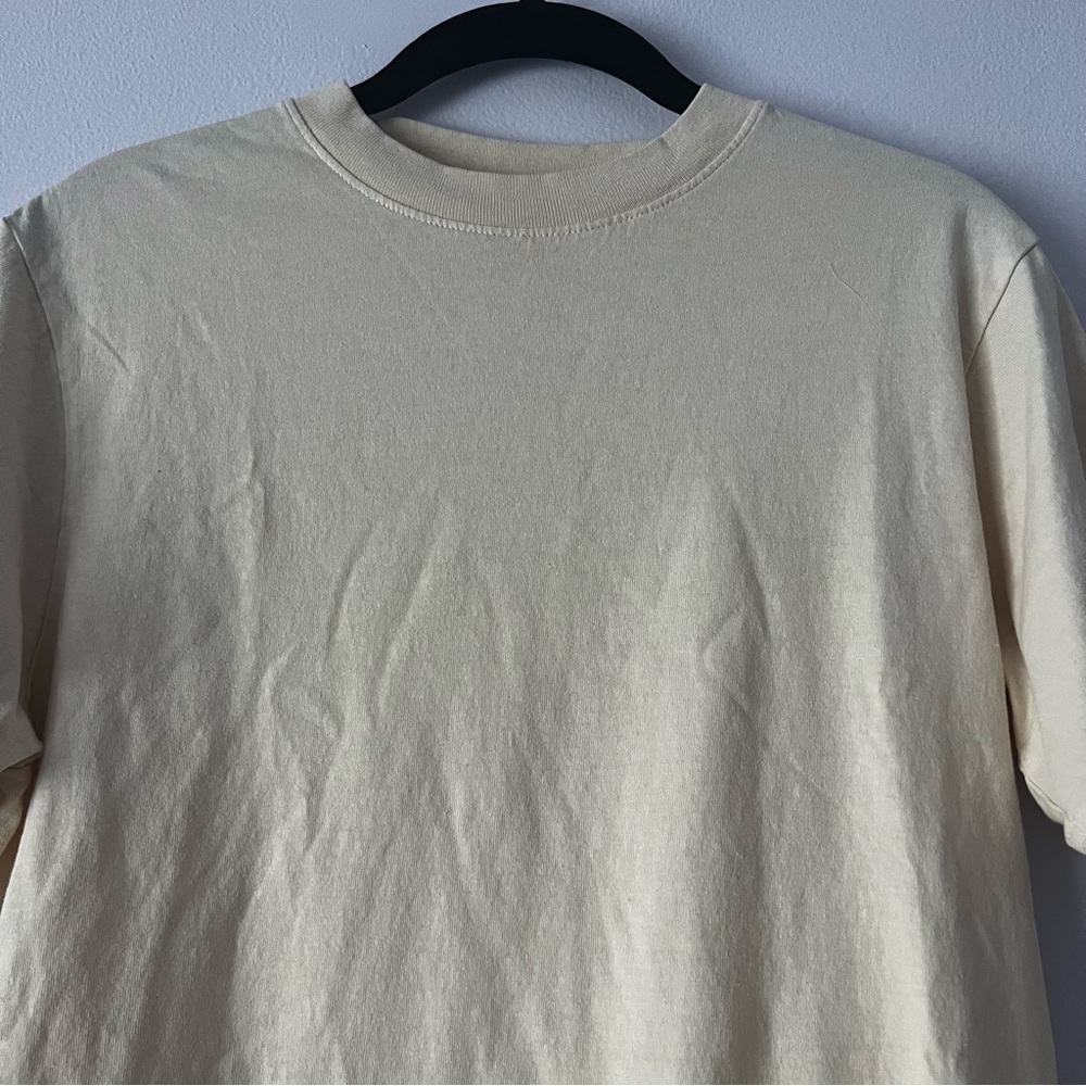 Sporty & Rich Minimalist Classic Tee Bone XS - Picture 2 of 8